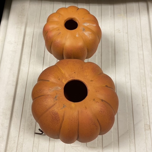 Pumkin candle holders - Picture 7 of 7